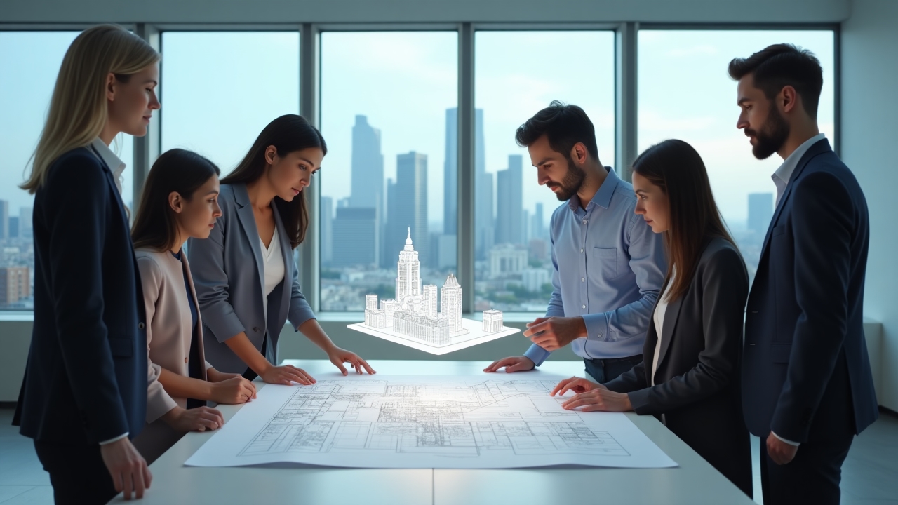 Margintv mission visualization - Global architectural collaboration